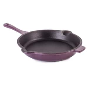 Neo 10 in. Cast Iron Frying Pan in Purple