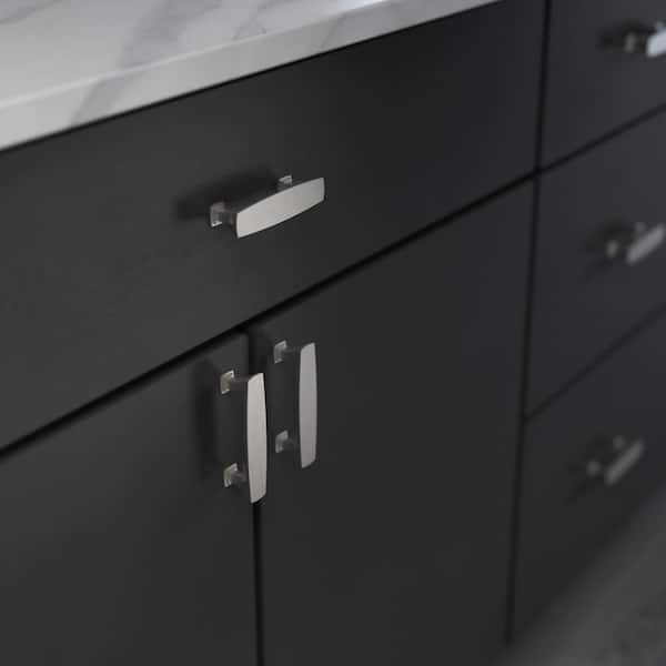 Webber 3 in. (76 mm) Classic Satin Nickel Cabinet Drawer Bar Pull