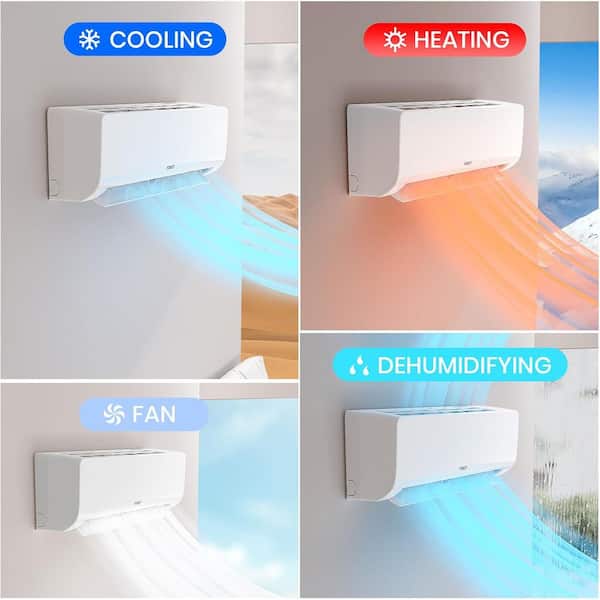 Tosot 18,000 BTU Dual-Zone Mini Split AC/ Heat Pump 21 SEER2 230