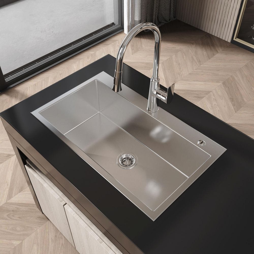 ティーカップ　Sink Below promo Siavonce Workstation 32 in. L x 19 in. W Undermount Kitchen