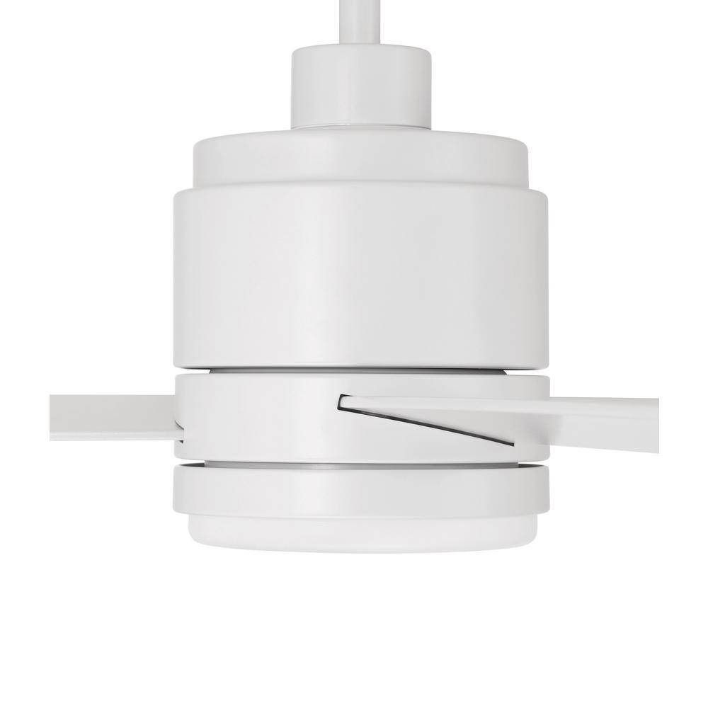 McCoy 52" White Dual Mount Ceiling Fan with LED Light