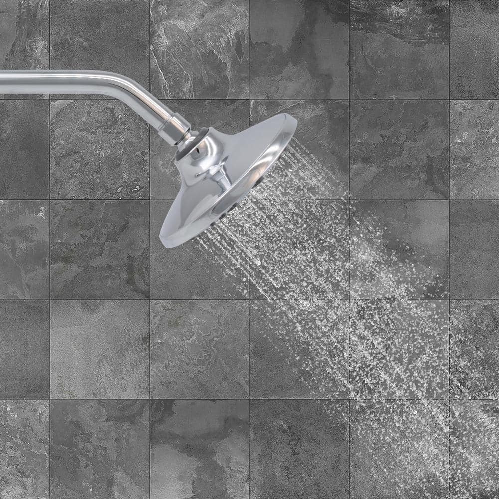 10" Polished Chrome Wall Mounted Shower Arm with Flange