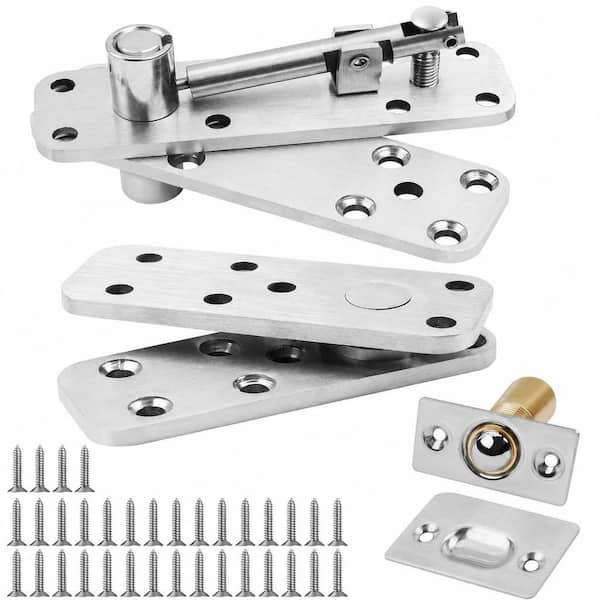 570 lb. Load Heavy Duty Pivot Hinge Hidden Door Hinge for Wood Doors, Secret Doors, Bookcase Door and Bookshelf Door