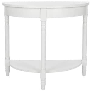 Randell 30 in. White Wood Console Table