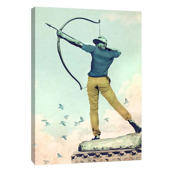 PTM Images 12 in. x 10 in. ''Hipster Archer'' Printed Canvas Wall Art