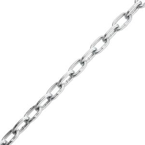 1 metres 5mm x 21mm Strong Side Welded Zinc Plated General Purpose Steel Chain 