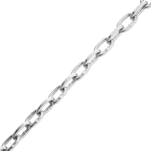 KingChain 1/8 in. x 100 ft. Grade 30 Proof Coil Chain in Zinc Plated Reeled  530512 - The Home Depot