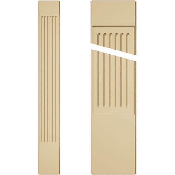 Ekena Millwork 2 in. D x 12 in. W x 96 in. L Primed Polyurethane Pilaster 1- Pack