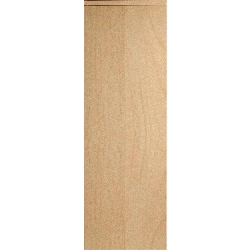 32 in. x 96 in. Smooth Flush Stain Grade Maple Solid Core MDF Interior Closet Bi-Fold Door with Matching Trim price history on PriceWatchPro