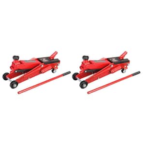 3-Ton SUV Trolley Service Jack with 5-7/8 in. to 17-1/4 in. Range (2-Pack)