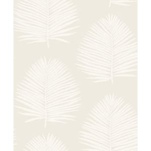 Alabaster Island Palm Nonwoven Paper Non-Pasted Wallpaper Roll (Covers 57.5 sq. ft.)