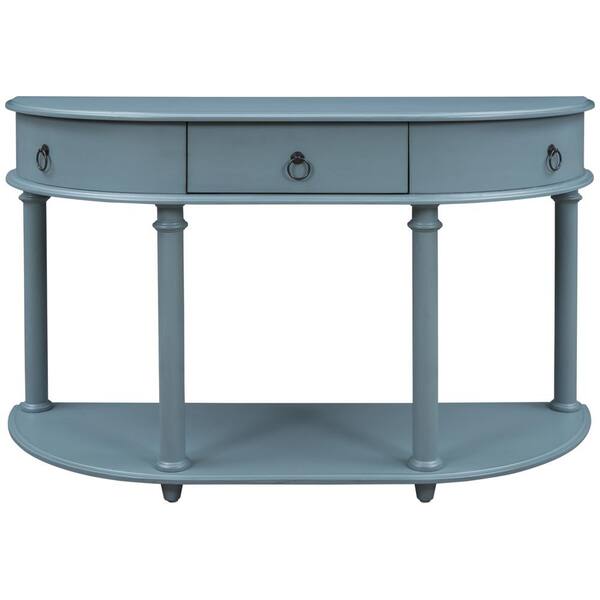 Lucky One Retro Style Entryway Tables, Semi Circle Entryway Table