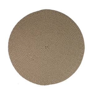 Ibiza Woven Chevron Bark 30 in. x 30 in. Polypropylene Door Mat