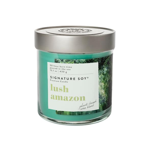 Signature Soy 15.2 oz. LushAmazon Scented Candle