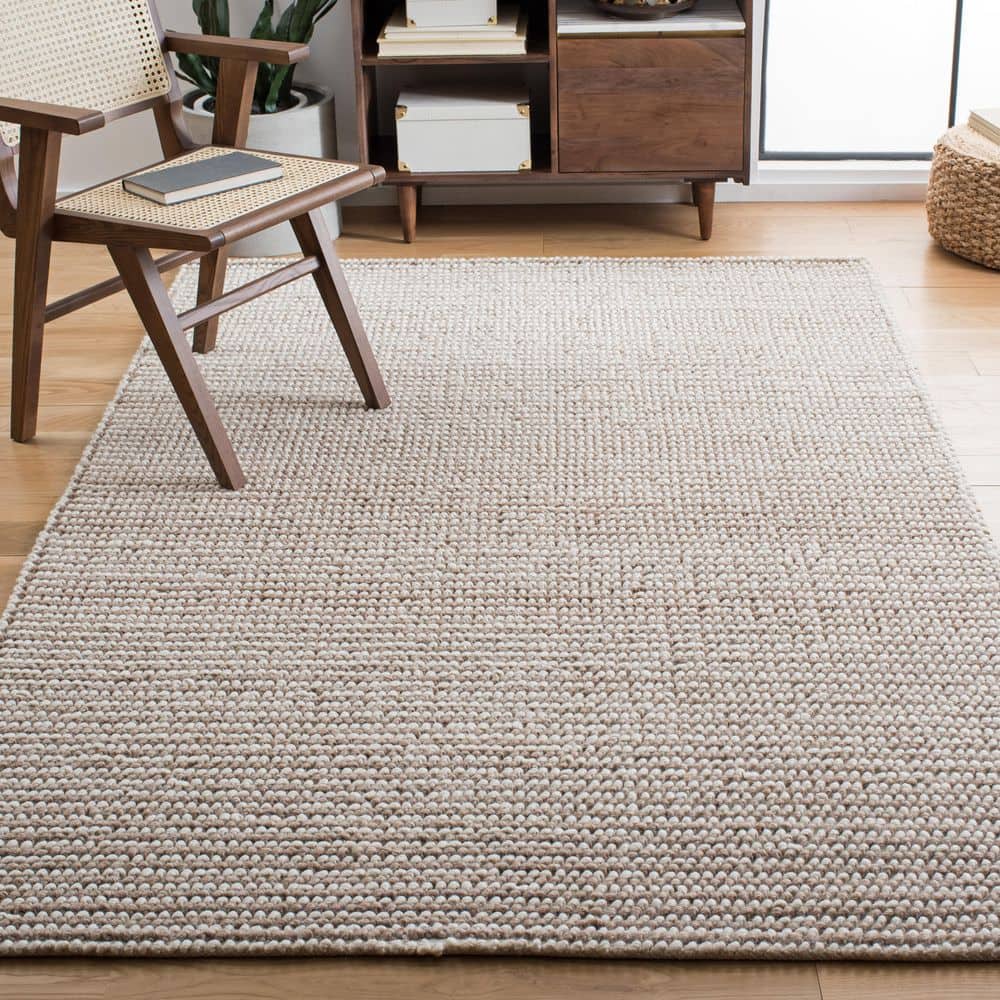 Natura 9 ft. x 12 ft. Beige/Ivory Textured Two-Toned Area Rug price history on PriceWatchPro