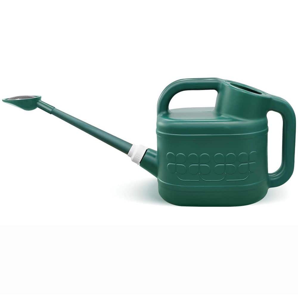 2 gal. Alpine Green Garden Plant Watering Can with Detachable Long Spout Sprinkler Head for Backyard Cultivation price history on PriceWatchPro