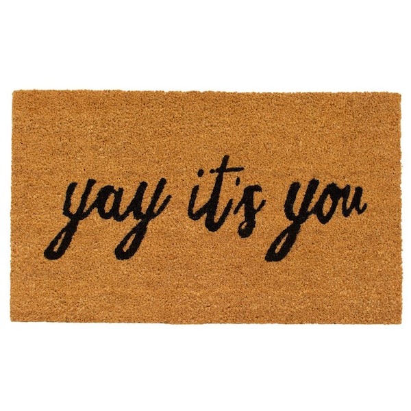 Calloway Mills Yay It's You Doormat 24" x 48"