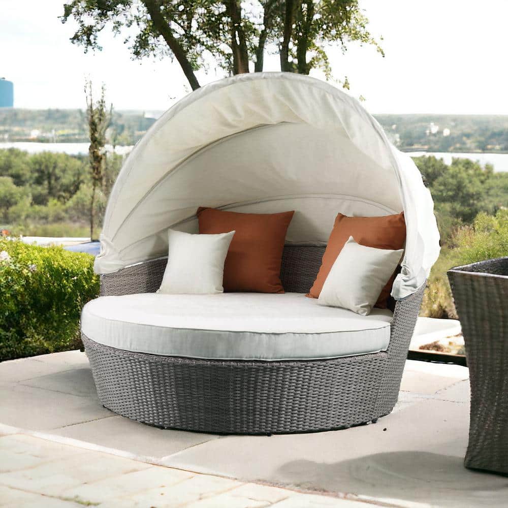 Amelia Gray 1-Piece Wicker Patio Conversation Sectional Seating Set price history on PriceWatchPro