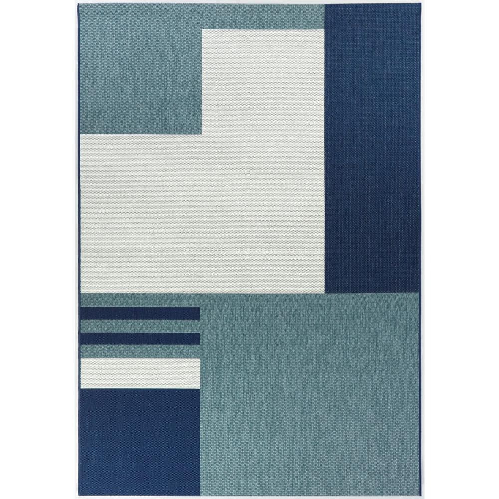 BALTA Read Blue 8 ft. x 10 ft. Modern Indoor/Outdoor Area Rug 3009866 ...