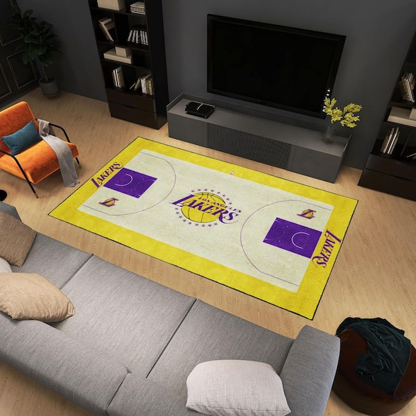 Los Angeles Lakers Gifts NBA Living Room Carpet Rug Home