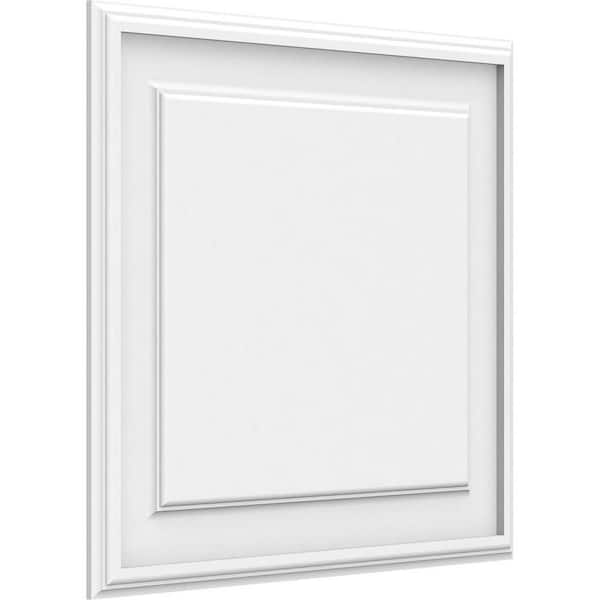 Ekena Millwork 36-in x 30-in Smooth White PVC Fretwork Wall Panel in the Wall  Panels department at