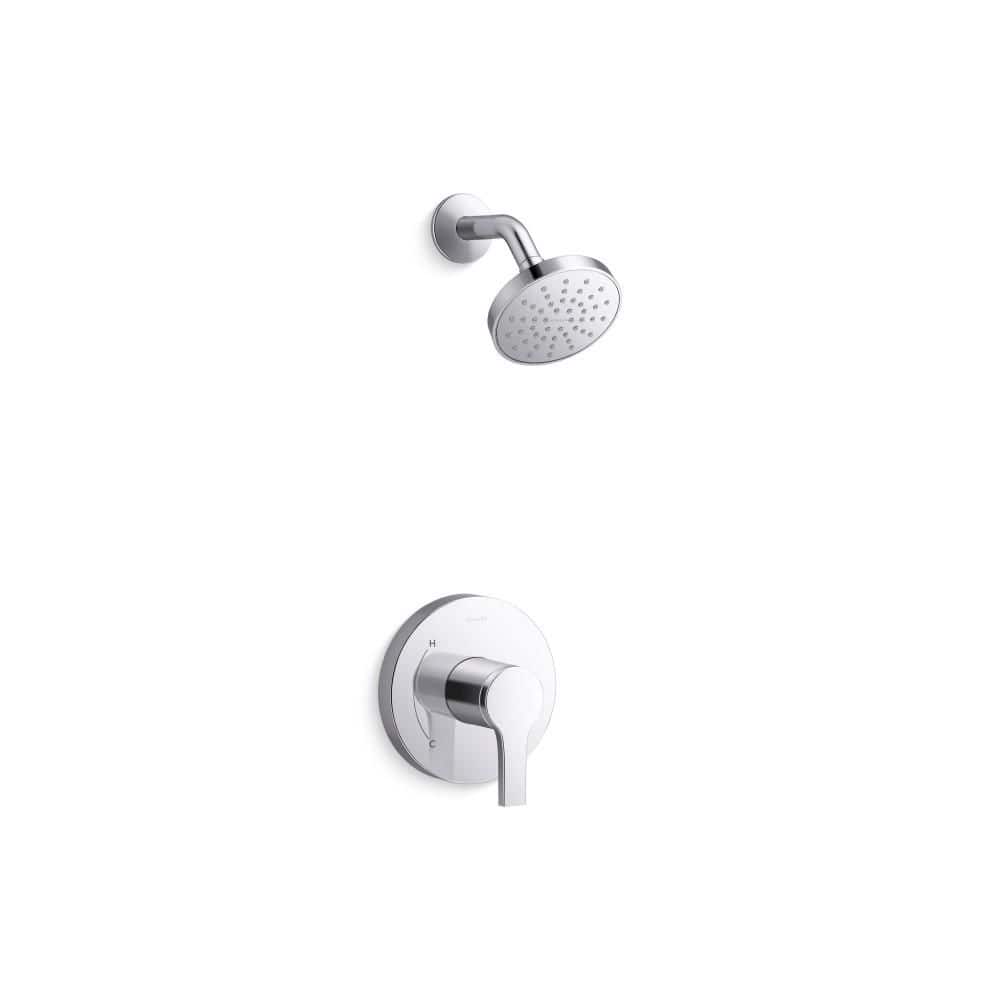 Elate 1-Handle Shower Trim Kit With 2.5 Gpm In Polished Chrome(Valve Not Included) price history on PriceWatchPro