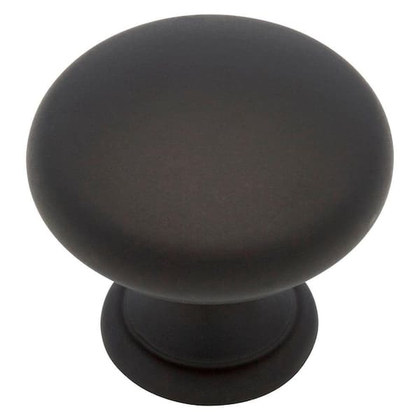 Liberty Classic 1-1/4 in. (32mm) Matte Black Hollow Round Cabinet Knob