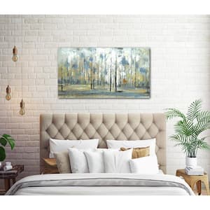 24 in. H x 48 in. W Sky Branches Canvas Wall Art Print Large Abstract Wall Decor Painting Picture