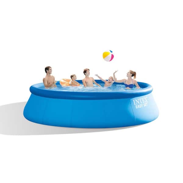 Easy Set 15 ft. Round 48 in. Deep Above Ground Pool Set