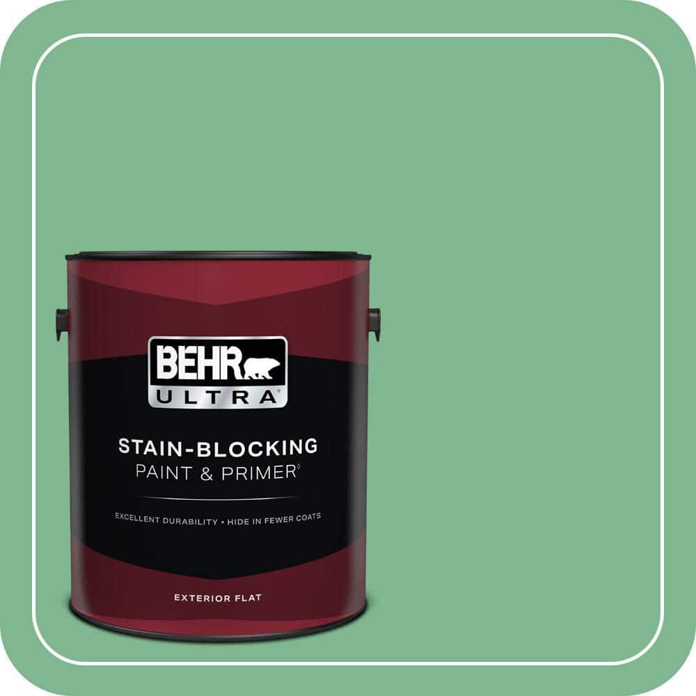 1 gal. #BIC-40 Veiled Chameleon Flat Exterior Paint & Primer price history on PriceWatchPro