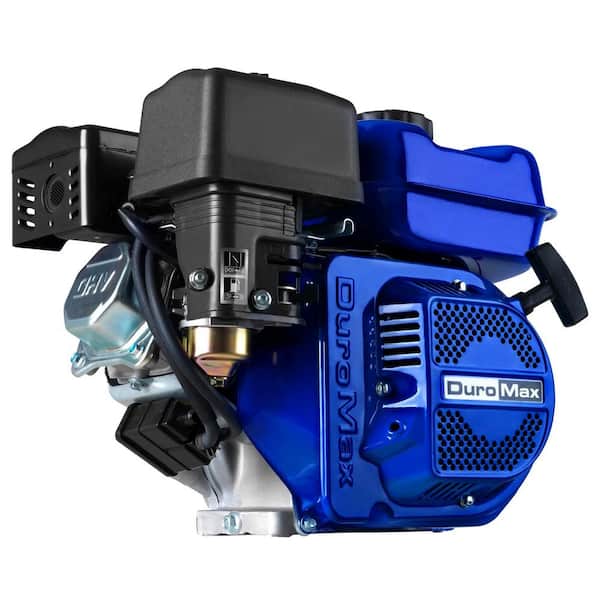 DUROMAX 208cc 3/4 in. Gasoline Multi-Purpose Horizontal Key Shaft Recoil Start Portable Engine 50-State