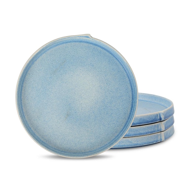 STONE LAIN Bao 4-Piece Blue Stoneware Full Set (Service for 4)
