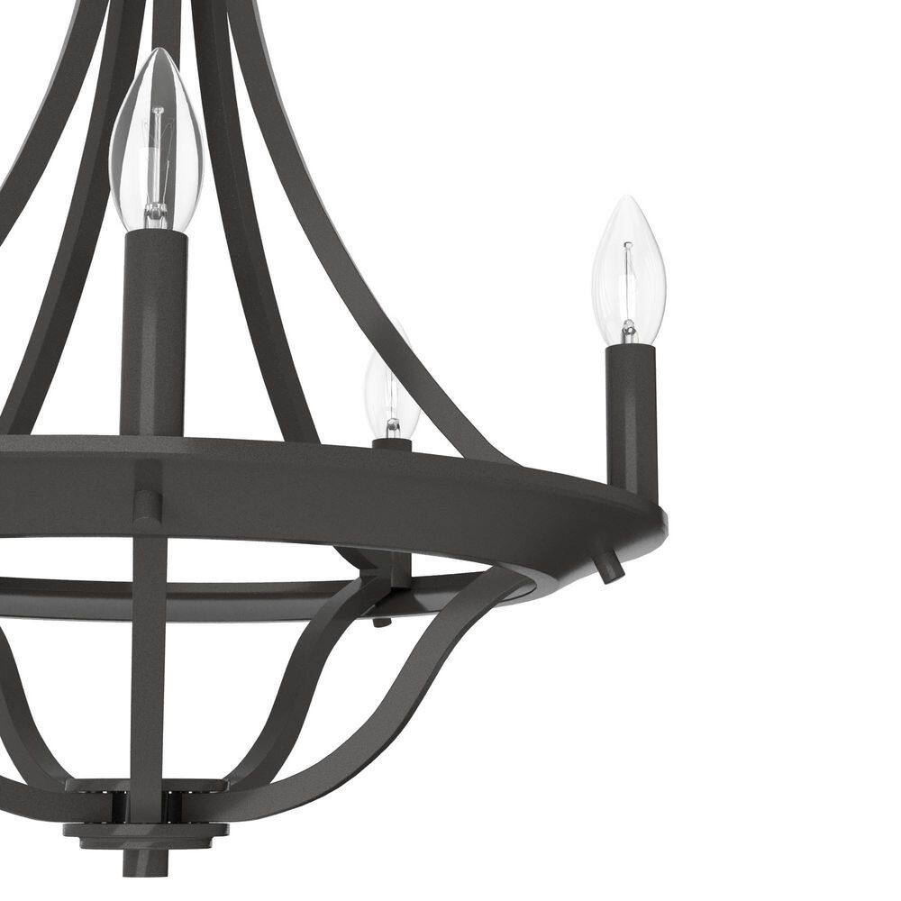 Noble Bronze 5-Light Candle Style Chandelier