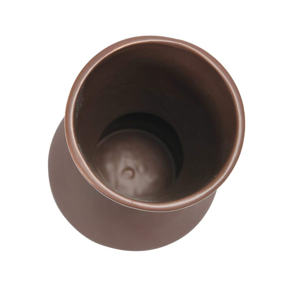 Eggplant Ceramic Hourglass Table Vase