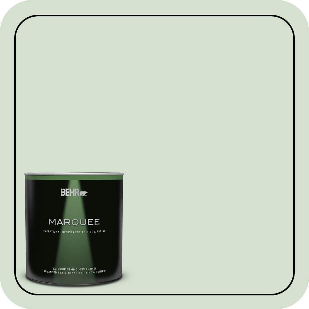 1 qt. #S400-2 Comforting Green Semi-Gloss Enamel Exterior Paint & Primer price history on PriceWatchPro
