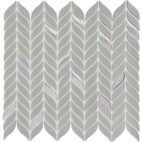 Reviews for Daltile Starcastle Supernova 13 in. x 12 in. Glass Leaf ...