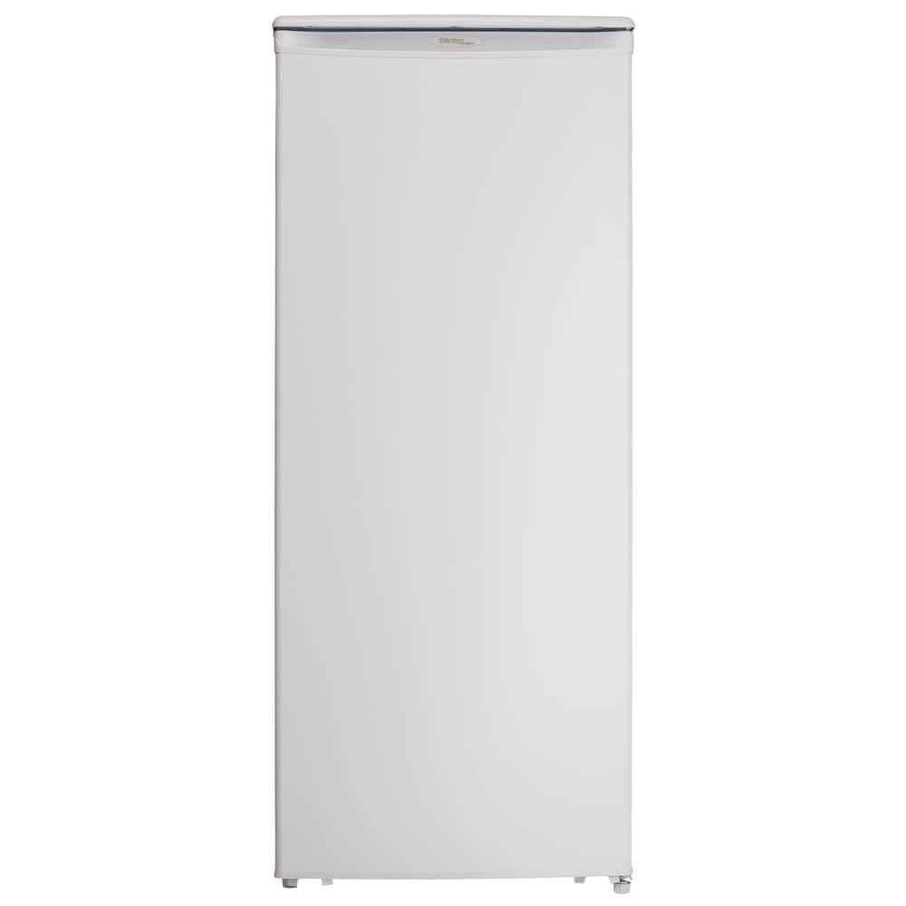 8.5 cu. ft. Manual Defrost Upright Freezer in White