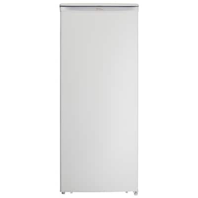 8.5 cu. ft. Manual Defrost Upright Freezer in White