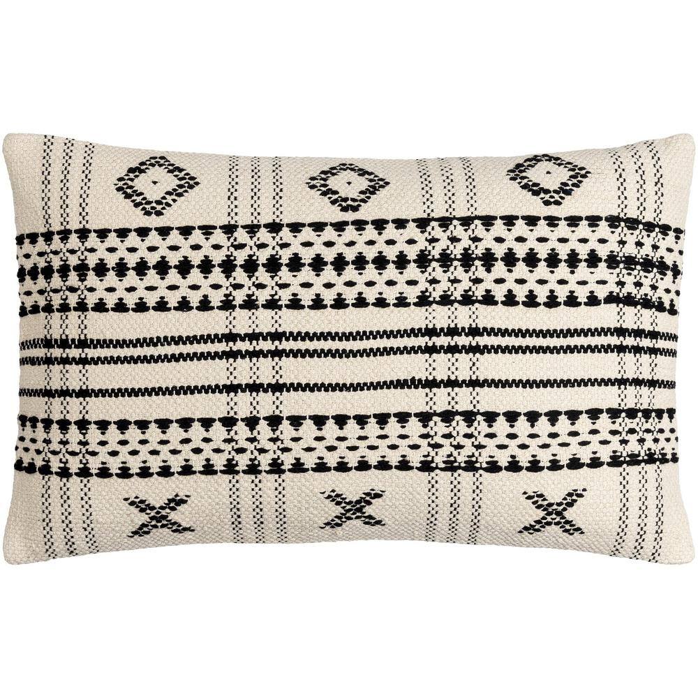 Surya Becki Owens Modern Myrna Accent Pillow Cover with Polyfill Insert ...