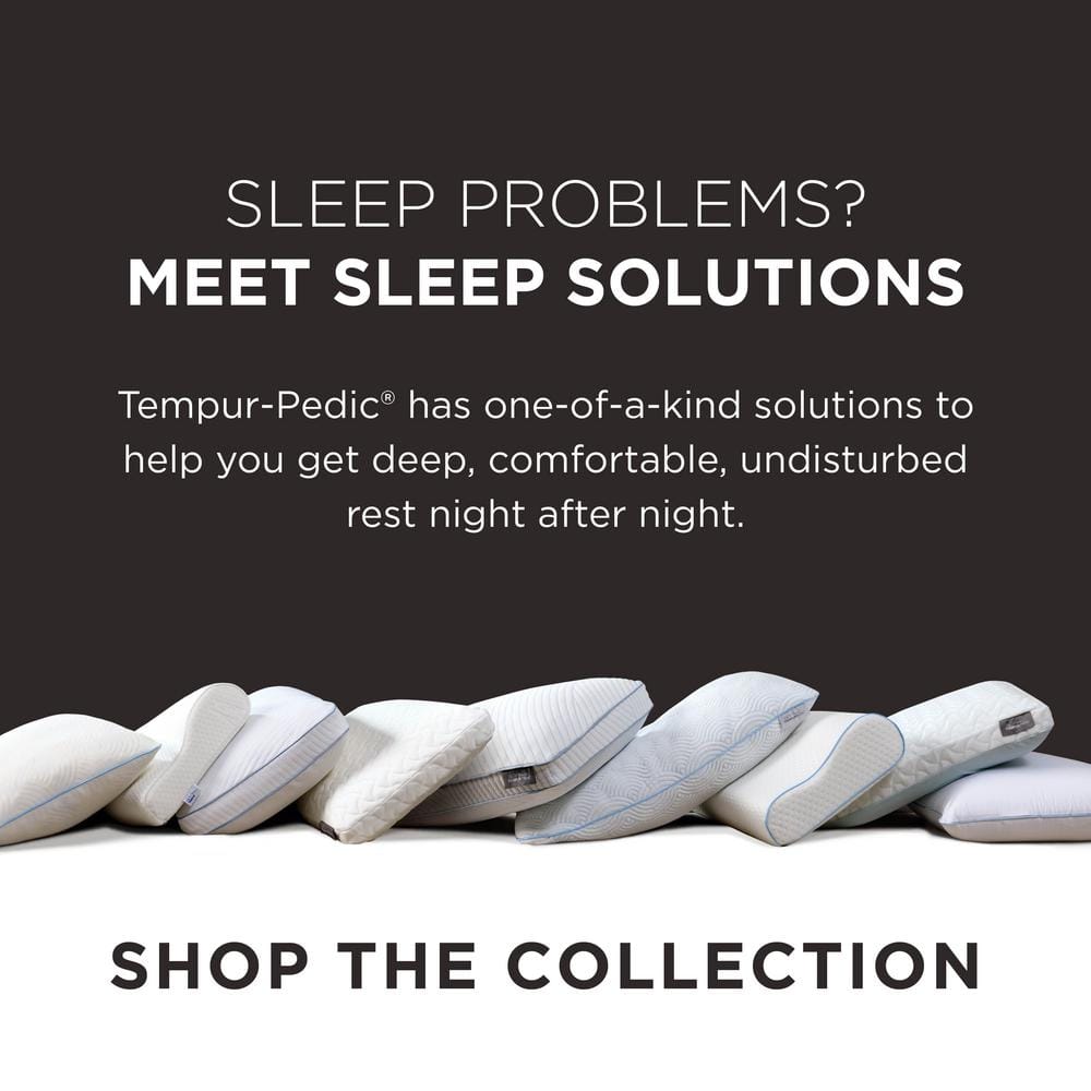 Standard White Memory Foam Cloud Pillow with Washable Cover