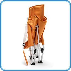 ITOPFOX Orange Steel Portable Folding Camping Chair for Outdoor