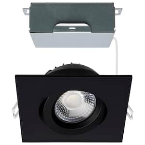 ColorQuik 4 in. Adjustable CCT Canless New Construction IC Rated Dim Indoor/Outdoor Integrated LED Recessed Light Trim