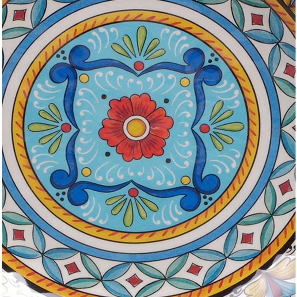 Portofino Multicolor Melamine 7.5" All Purpose Bowls, Set of 6