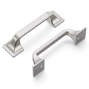 Forge Collection 3 in. (76 mm) Satin Nickel Finish Cabinet Door and Drawer Pull (10-Pack)