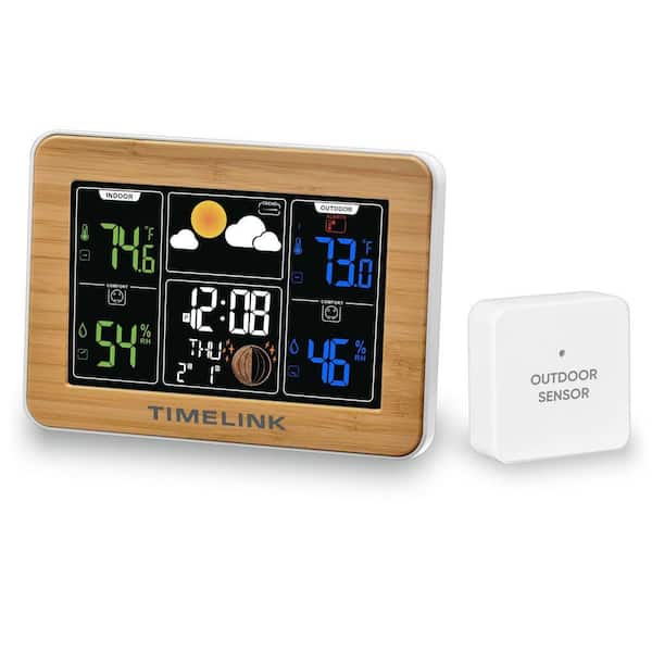 Bamboo Weather Station W/ Time Display