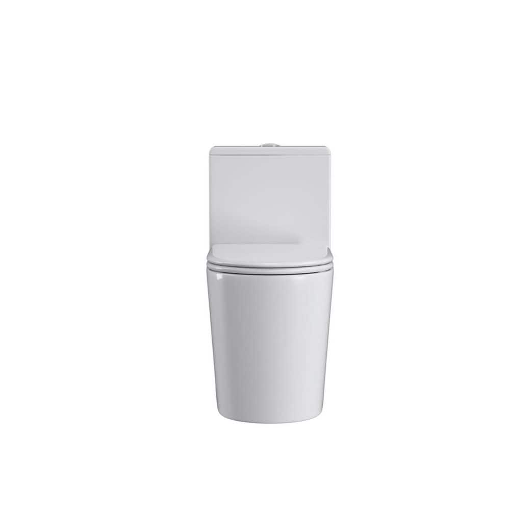 1-Piece 1.1/1.6 GPF Dual Flush Elongated Toilet in White Seat Included price history on PriceWatchPro