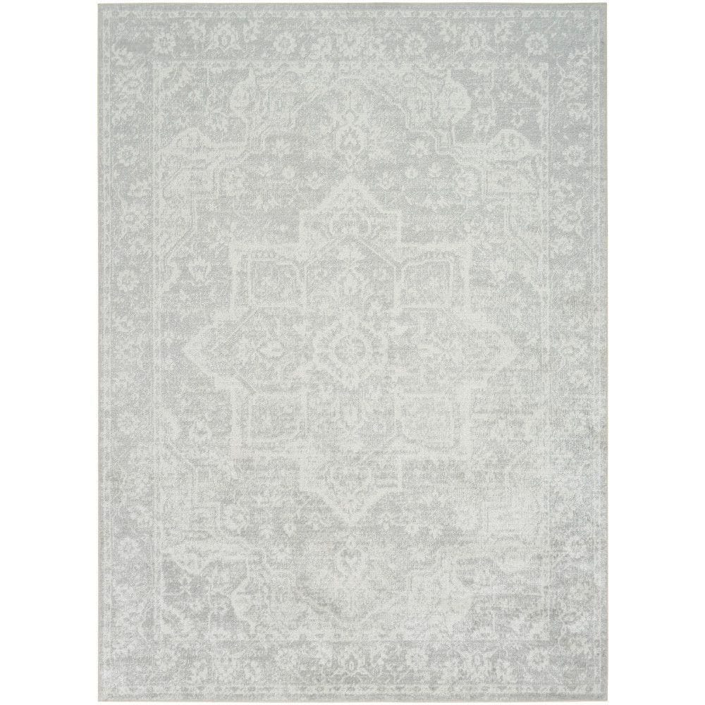 Astra Machine Washable Grey 5 ft. x 7 ft. Distressed Traditional Area Rug price history on PriceWatchPro