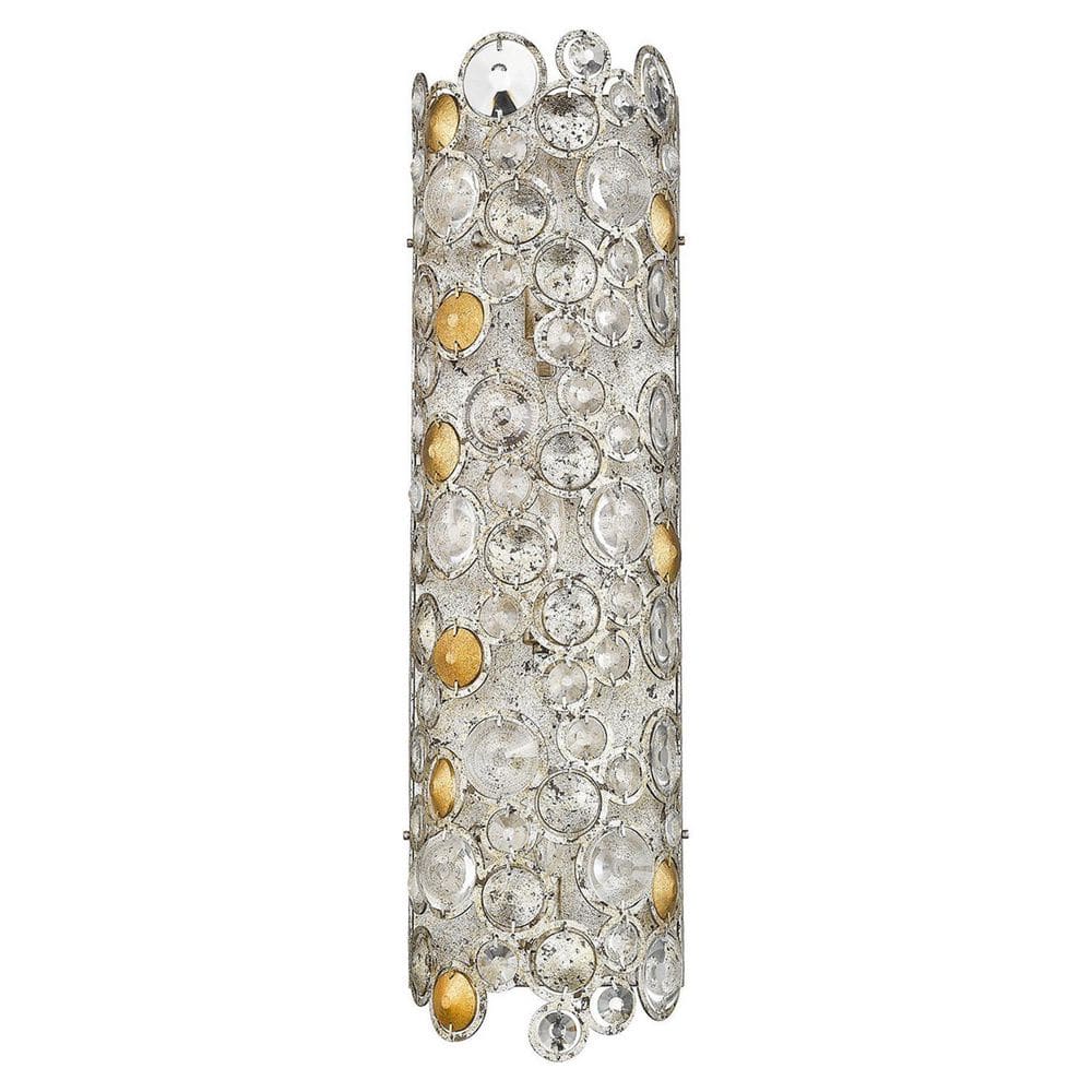18 in. Silver Indoor Hardwired Sconce with No Bulbs Included price history on PriceWatchPro