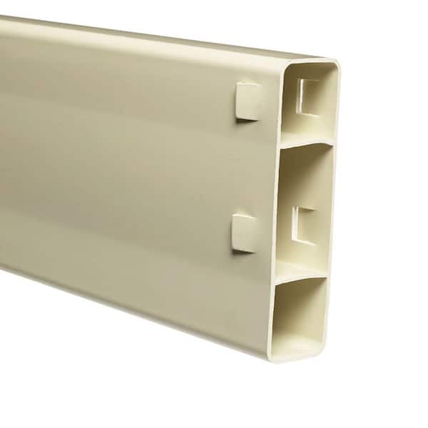 Veranda 1-1/2 in. x 5-1/2 in. x 8 ft. Tan Vinyl Ranch Fence Rail Veranda 1-1/2 in. x 5-1/2 in. x 8 ft. Tan Vinyl Ranch Fence Rail