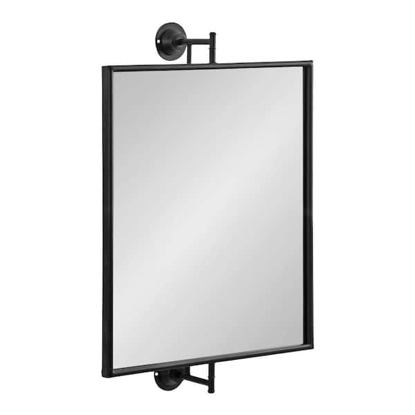 Darbridge 20.00 in. W x 30.25 in. H Black Rectangle Traditional Framed Decorative Wall Mirror